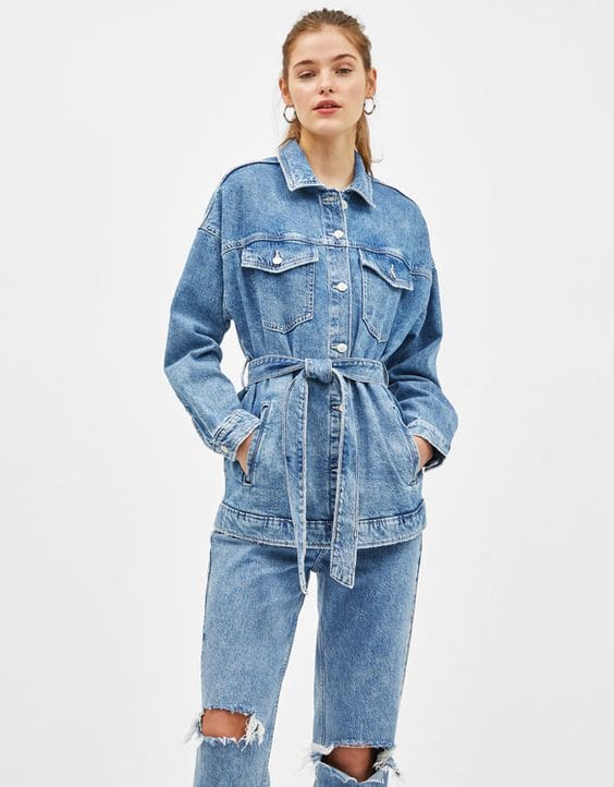 4 Id es De Looks Pour Porter La Veste En Jean Longue Garan Cedore 