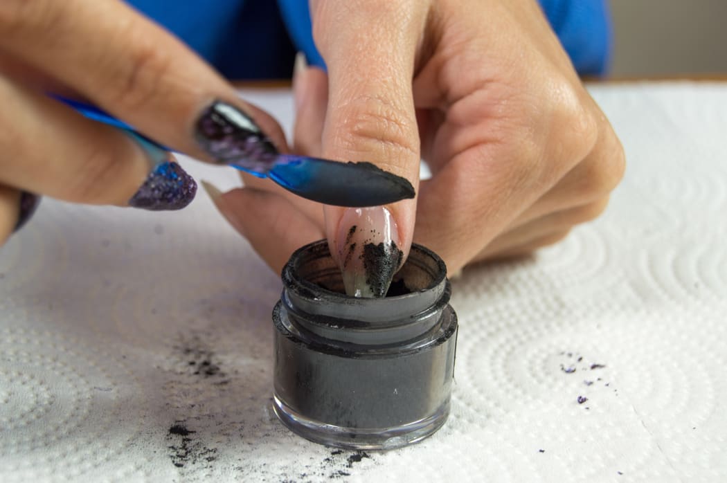 vernis en poudre