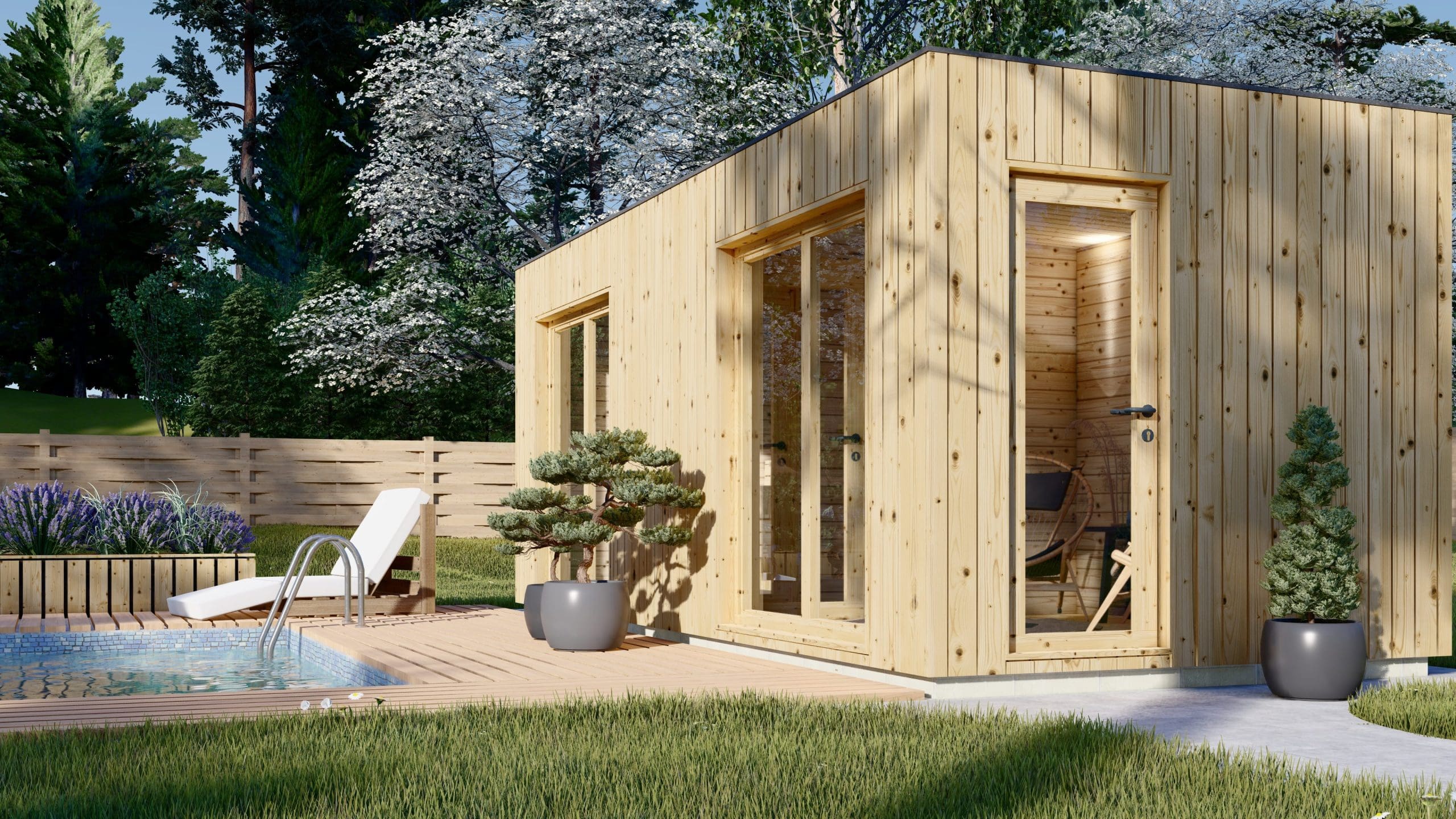 sauna extérieur