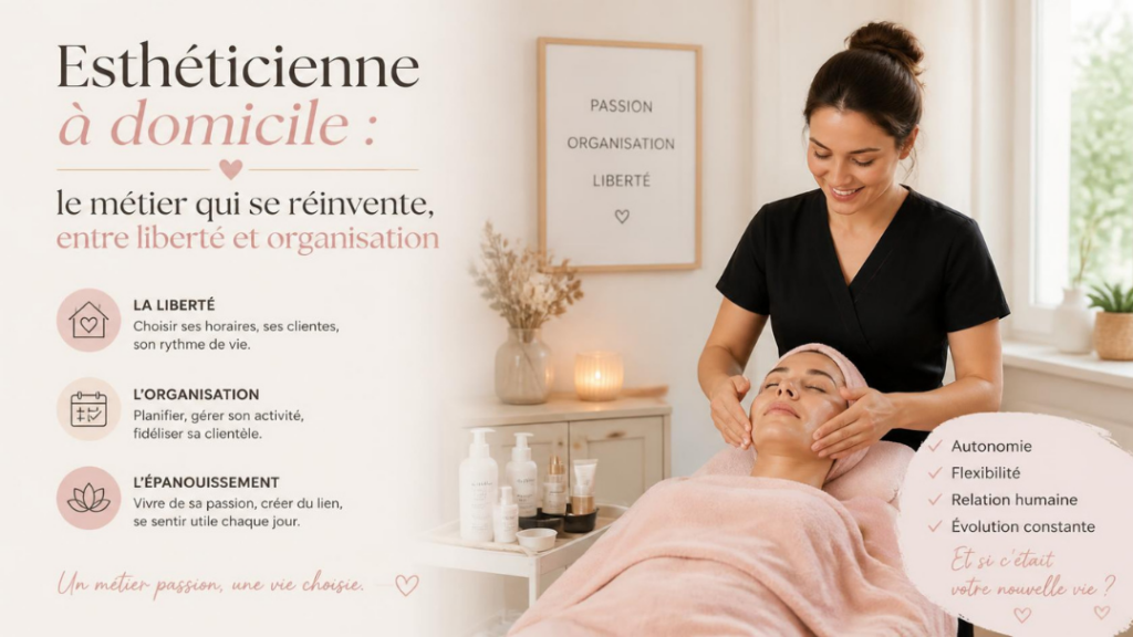 Esthéticienne à domicile : le métier qui se réinvente, entre liberté et organisation